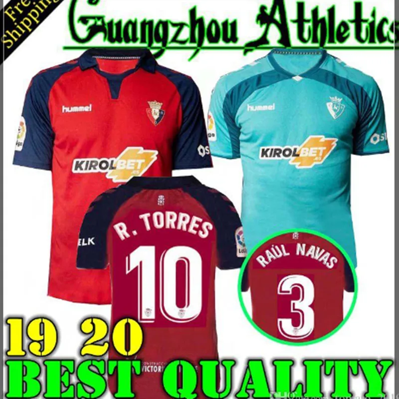Новинка, для взрослых,,, CA Osasuna, Футбольная Футболка, BRANDON JUAN VILLAR Brasanac Chimy Avila Roncaglia Adrian, 19, 20, рубашки Osasuna