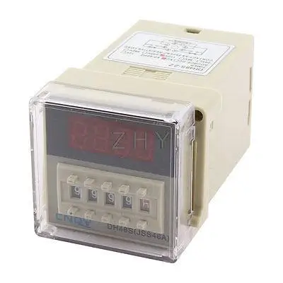 

AC 110V DH48S-2Z 8 Pins DPDT 0.01s-9999H Programmable Timer Time Relay