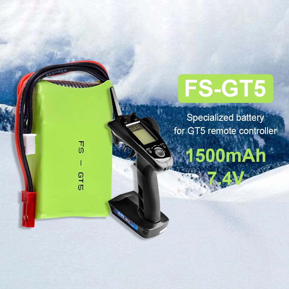 2S 7 4 V 1500mAh Lipo батарея RC для пульта дистанционного управления FLYSKY FS-GT5 | Игрушки и