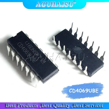 

10pcs/lot CD4069UBE DIP-14 CD4069U CD4069 CD4069L CD4069BE IC