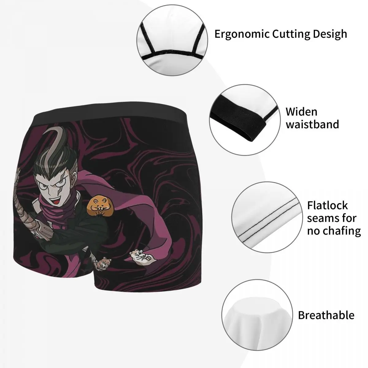 Gundham Tanaka Danganronpa Makoto Naegi Monokuma Komaru Kaede Game Underpants Cotton Panties Man Underwear Ventilate Boxers Aliexpress