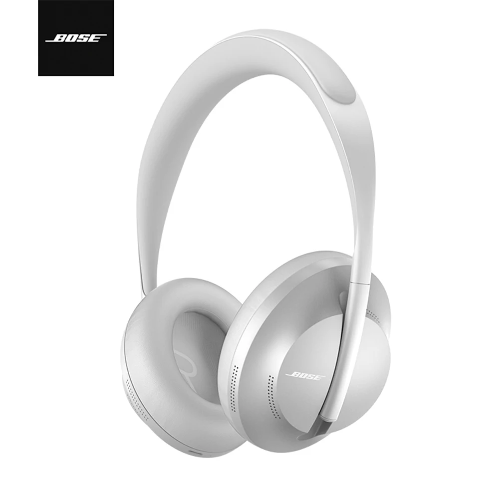 Серебристый Новейшие наушники Bose, 700, наушники с шумоподавлением, Bluetooth, беспроводная гарнитура на ухо, музыка, спорт, с адаптивным микрофоном, BOSE AR - Цвет: Серебристый