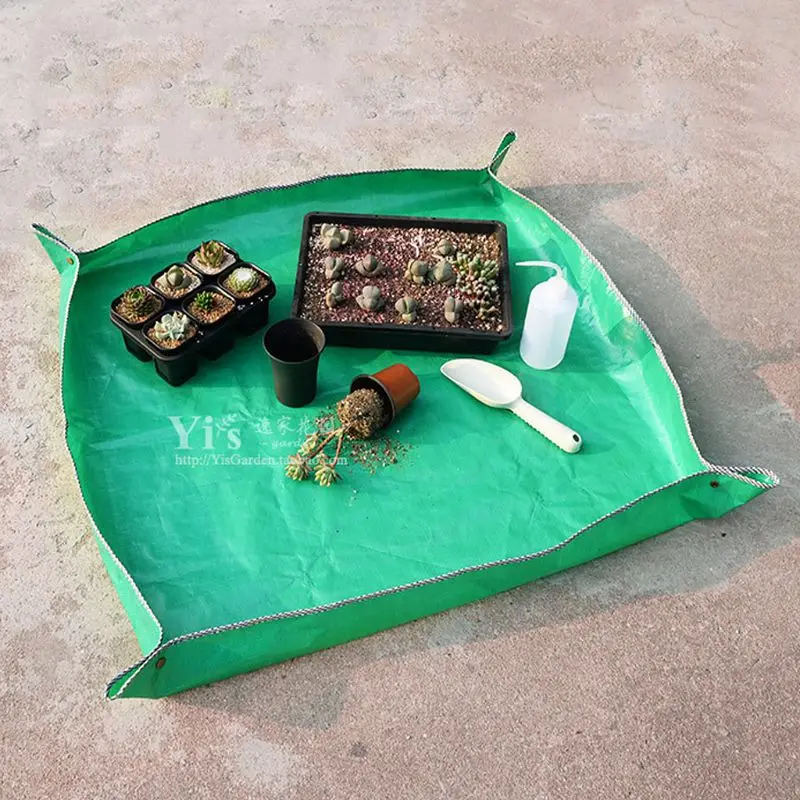 Tapis De Jardinage Imperméable Et Lavable - 100x100cm - Pour Rempotage, Plantation Et Nettoyage Facile