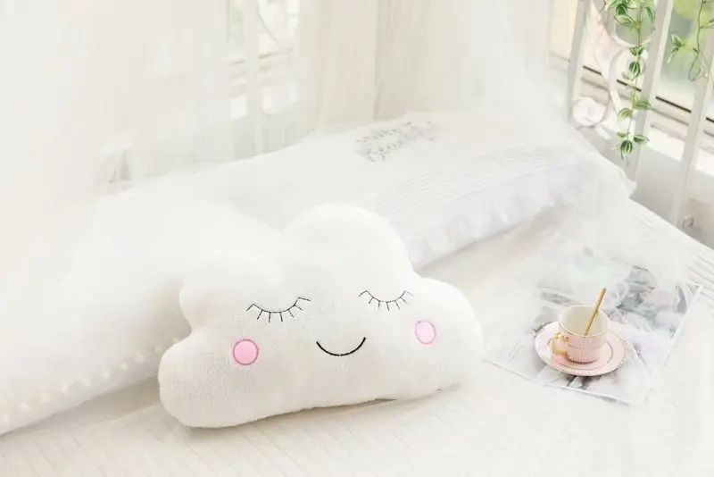 Облако, луна, звезда, капля дождя, плюшевая подушка, мягкая подушка, Kawaii, облако, мягкие плюшевые игрушки для детей, детские подушки, подарок для девочки