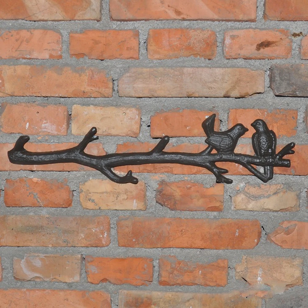 Hanging Coat Hook Vintage Rust Resistant Home Durable Decorative Easy Install Branch Hanger Multifunctional Cast Iron Organizer