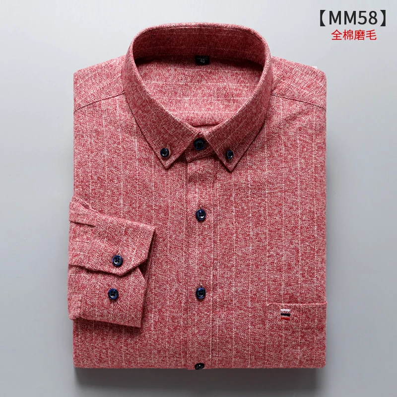 Плюс-Размер 5XL 6XL 7XL 8XL подушки из чистого хлопка в клетку модные рубашки с длинным рукавом для мужчин толстый парень дизайн формальный Social 110 кг 120 кг 130 кг