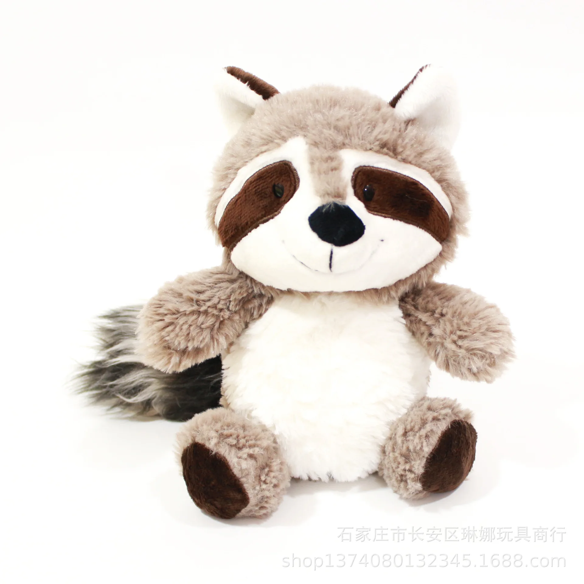 Gray big tail Gray Raccoon Stuffed ANIMAL plush dolls kids TOY NEW soft toy 25cm 