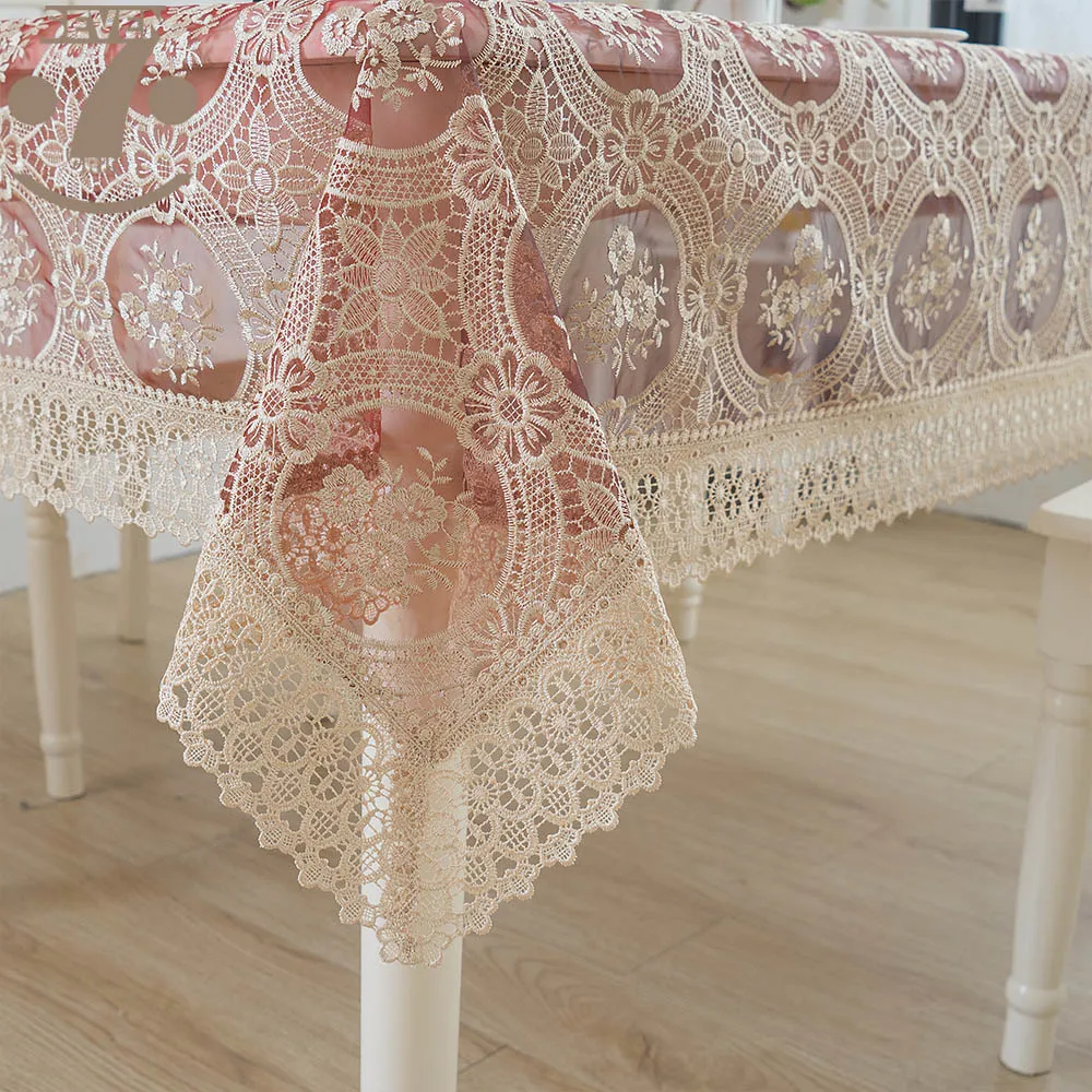 

Free Shipping Banquet Wedding Tablecloth Coffee Table Burgundy Colours Organza Embroidered Tablecloth For Party Decoration