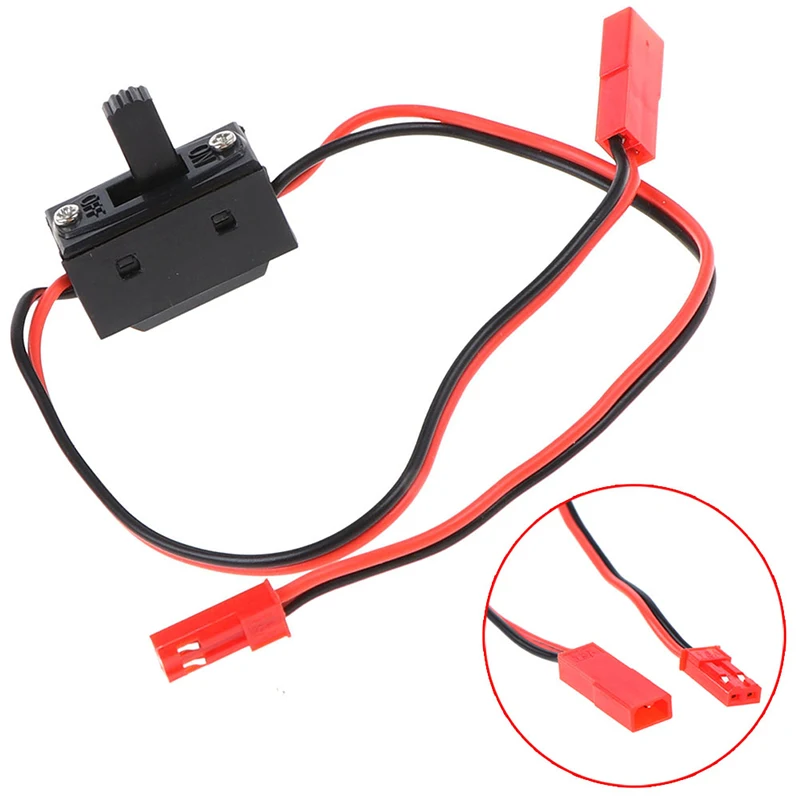 RC Car LED Light Control Power Switch JST Connector Wires for Axial SCX10 90046 HSP TRX4 RC Crawler