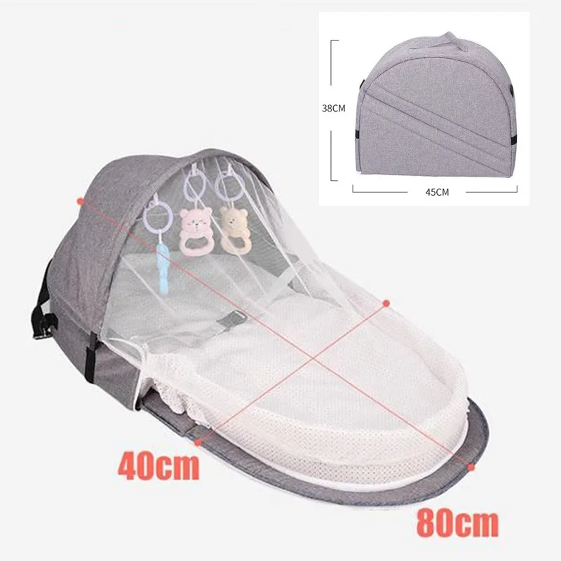 Baby Nest Bed Travel Protection Mosquito Net With Portable Bassinet For Newborn Baby Foldable Breathable Infant Sleeping Basket