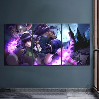 

3pcs Annie 13 Style HD Game Poster League of Legends Pictures Canvas Paintings Wall Art for Home Decor