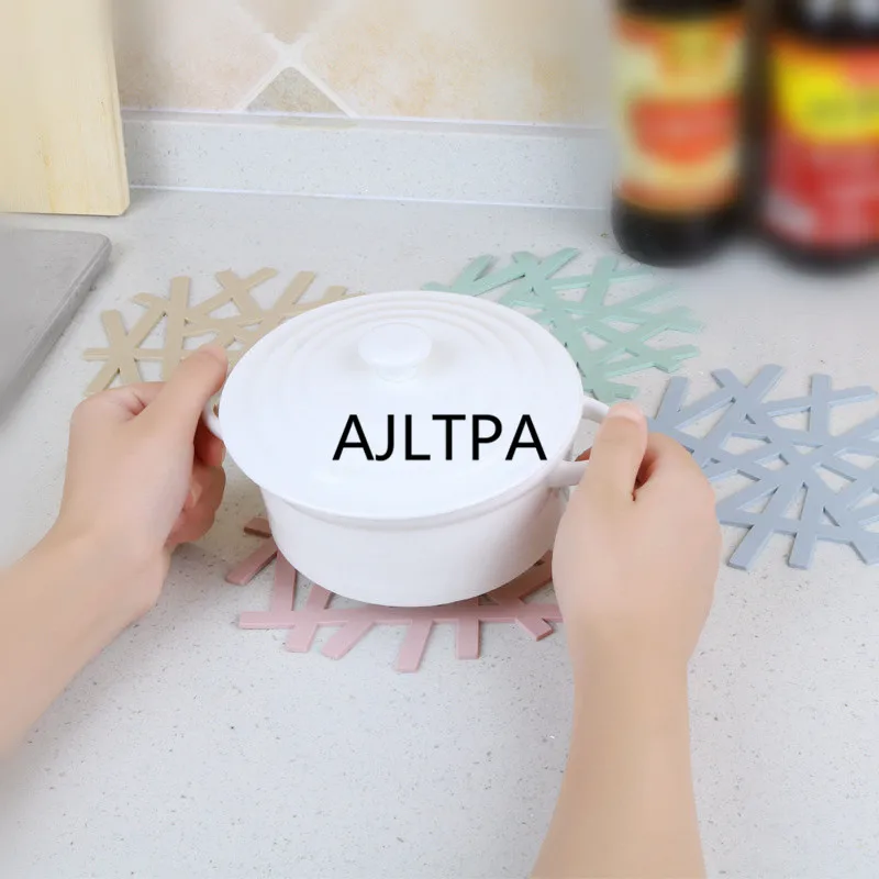100 шт/лот изоляционный коврик для посуды Coaster Cup MATS Pad теплоизолированная чаша коврик украшения для рабочего стола украшение для дома CT0284
