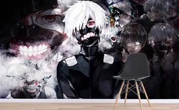 

[Self-Adhesive] 3D Tokyo Ghoul 531 Japan Anime Wall Paper mural Wall Print Decal Wall Murals Belly