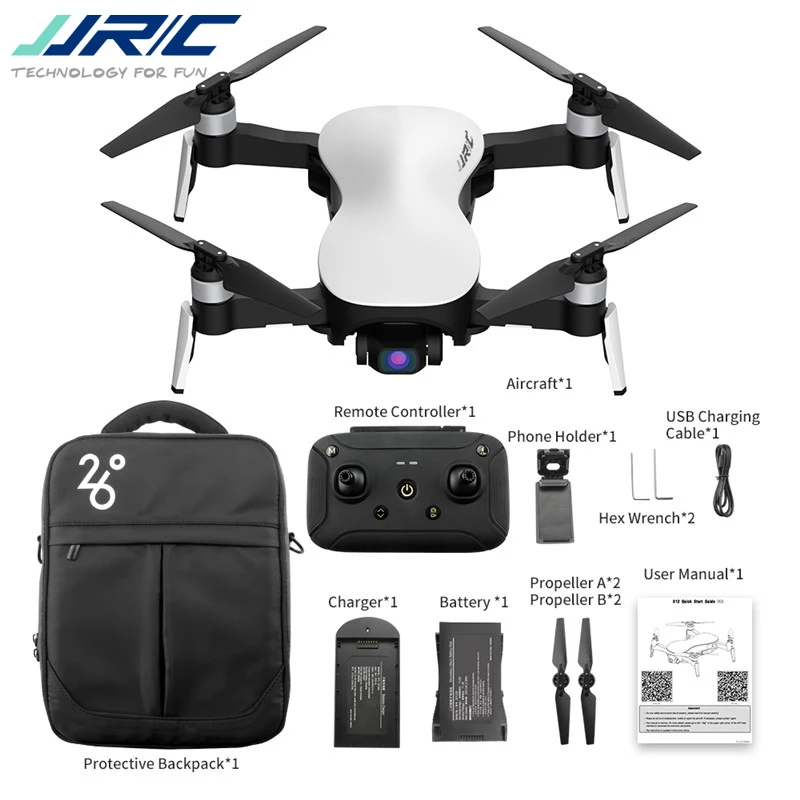 JJRC X12 Дрон gps 5G Wi-Fi FPV Бесщеточный мотор 4K HD Камера 3-осевому гидростабилизатору двойной режим позиционирования RC Дрон Квадрокоптер RTF