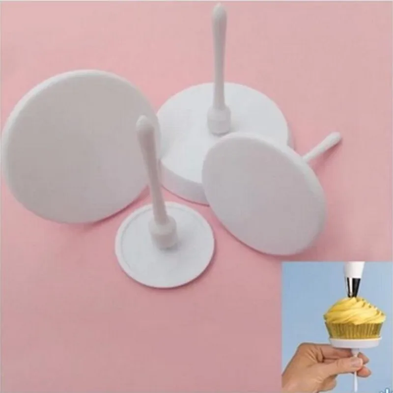 4pcs/set Cake Flower Nails Plastic Piping Nail Baking Piping Stands ...