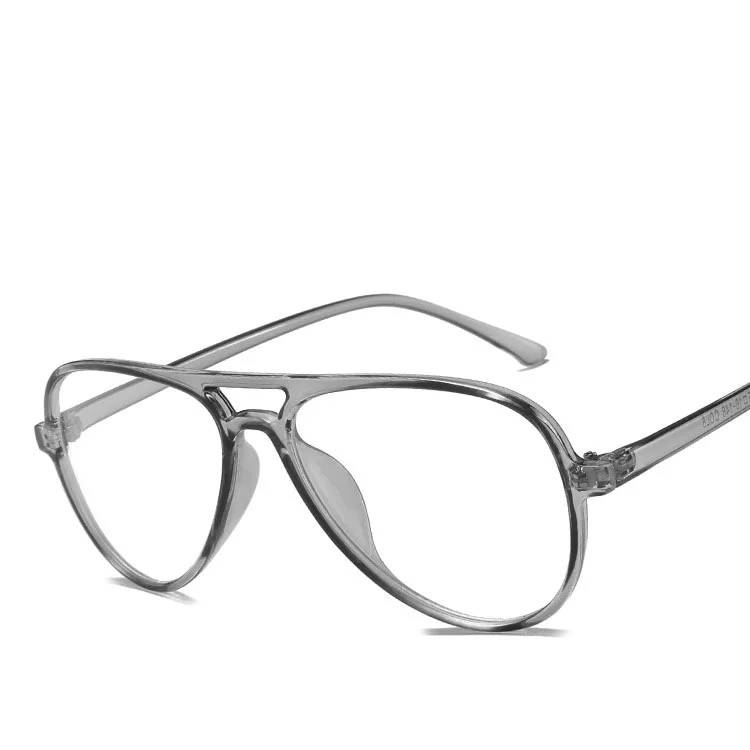 Специальная цена, модные очки пилота, оптические, простые, зеркальные, полная оправа, очки для женщин и мужчин, компьютерные очки, очки для близорукости, Oculos De - Цвет оправы: 6