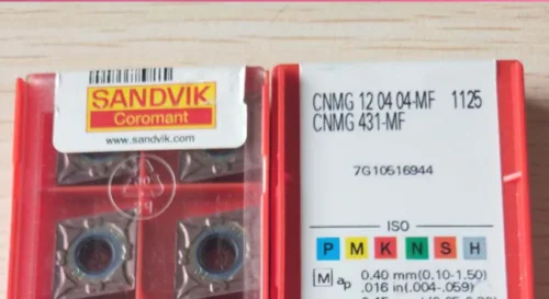 10 шт. твердосплавная вставка CNMG 120404-MF 1125