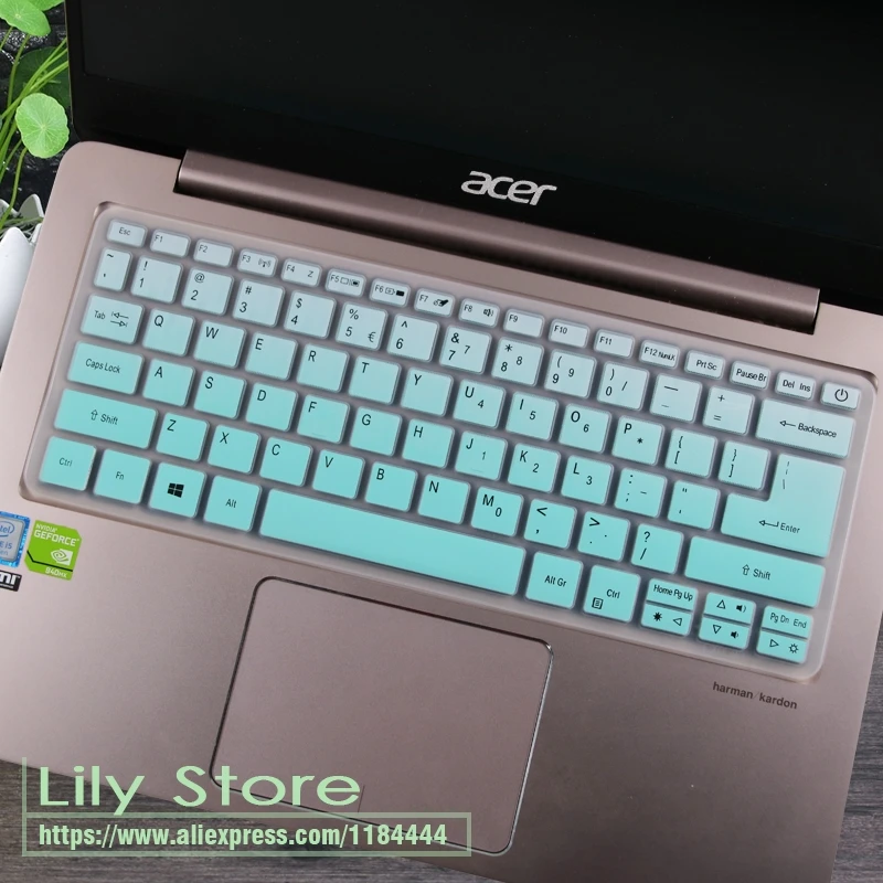 Силиконовый чехол для клавиатуры защитный Acer Swift 1 SF114 32 14 дюймов/Swift 3 SF314 52 54