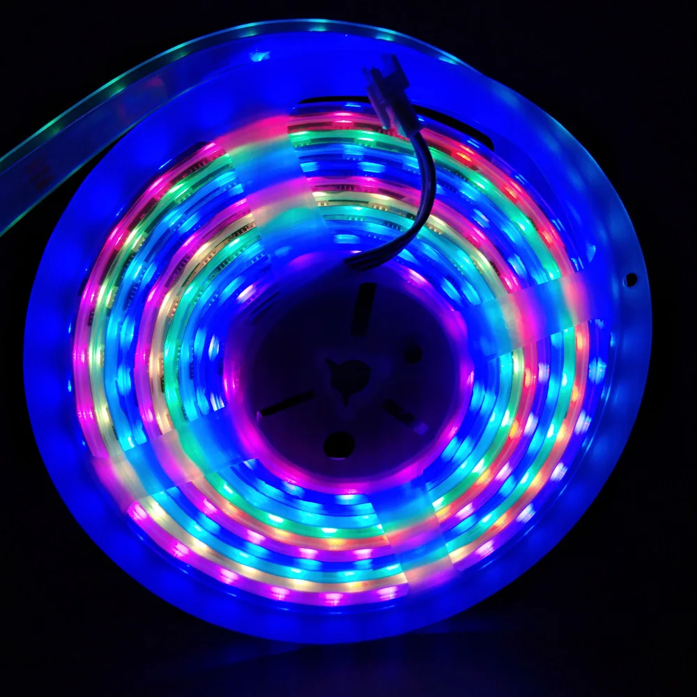 SM16703 WS2811 Addressable Rgb Led Strip 60 leds/M 12V digital 5050 programable 5M Smart Pixel Led Tape for led madrix project