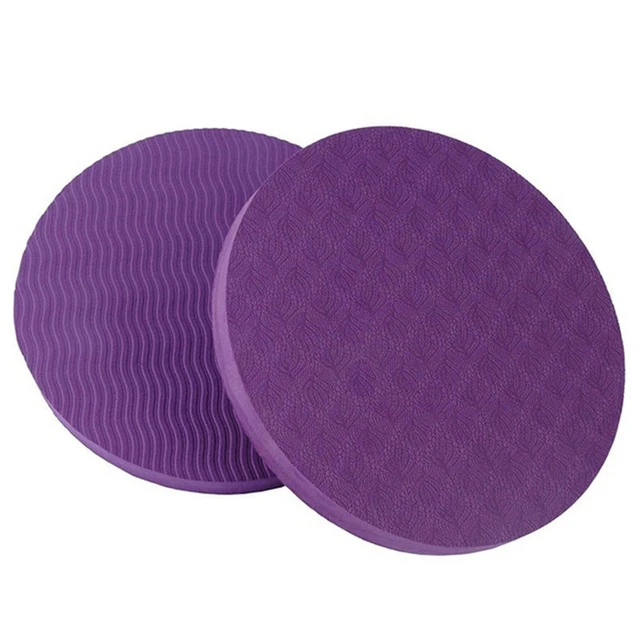 1Pair Anti slip Yoga Mat Cushion Portable Fitness Exercise Knee Pads Cusion For Knee Wrist Hips