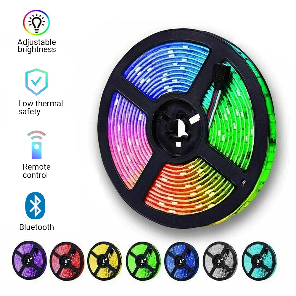 KEXIN Смарт светодиодные ленты RGB 5050 Wifi 40key управление музыкой голос Google Alexa
