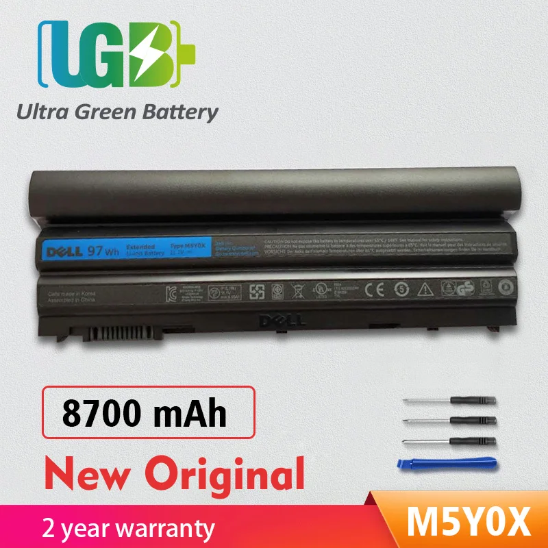 UGB новый оригинальный аккумулятор M5Y0X для DELL Latitude E6420 E6520 E5420 E5520 E6430 E5530 E5430 71R31 8858X NHXVW