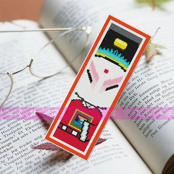 DIY ремесло Стич вышивки крестиком Закладка гнезда пластиковая ткань рукоделие Вышивка ремесла счетный крест-строчка Kit-2th - Цвет: 786