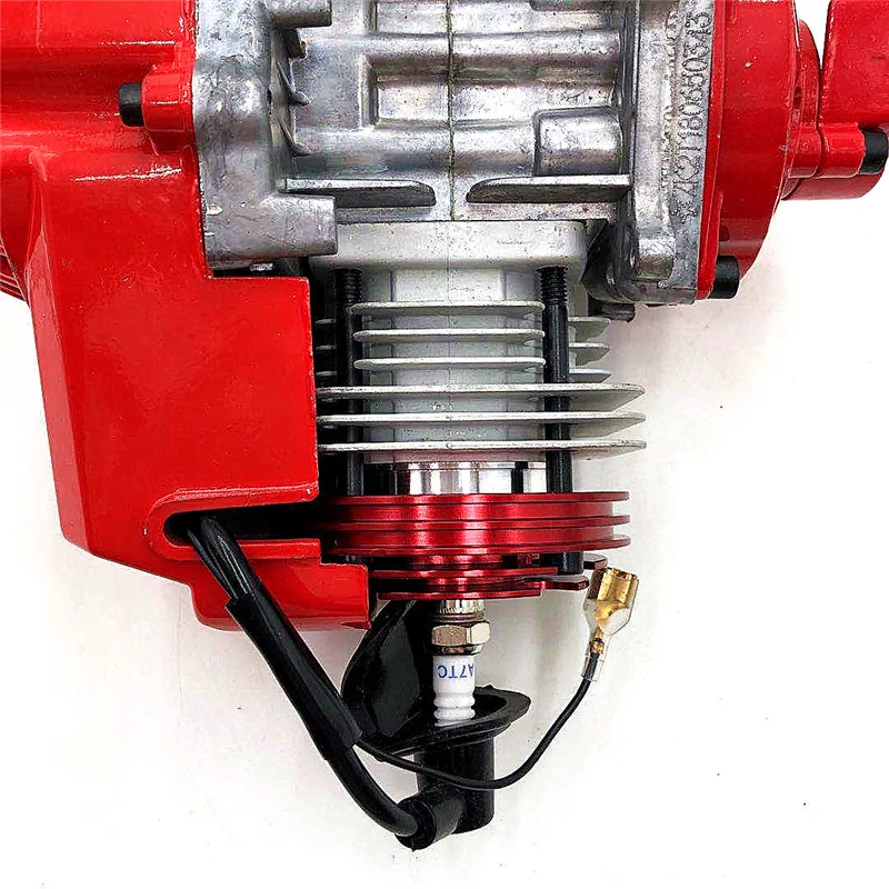 49CC High Performance Engine 2 Stroke Aluminum Pull Start For Mini Pocket Bike Go Kart Dirt Bike Petrol Scooter Motor