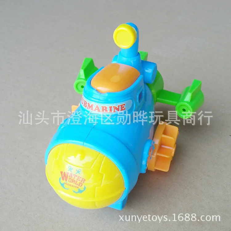 Шуй-Лу двойного назначения мультфильм подводная лодка игрушка играть с водой ванной намотки маленькая игрушка многофункциональные водные игрушки