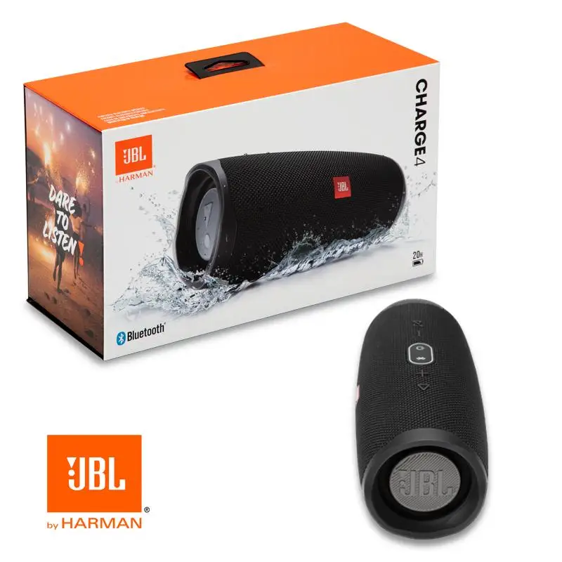 JBL Charge 4 Bluetooth динамик открытый IPX7 водонепроницаемый потоковый 20 часов воспроизведения подключение+ беспроводной USB басовый радиатор