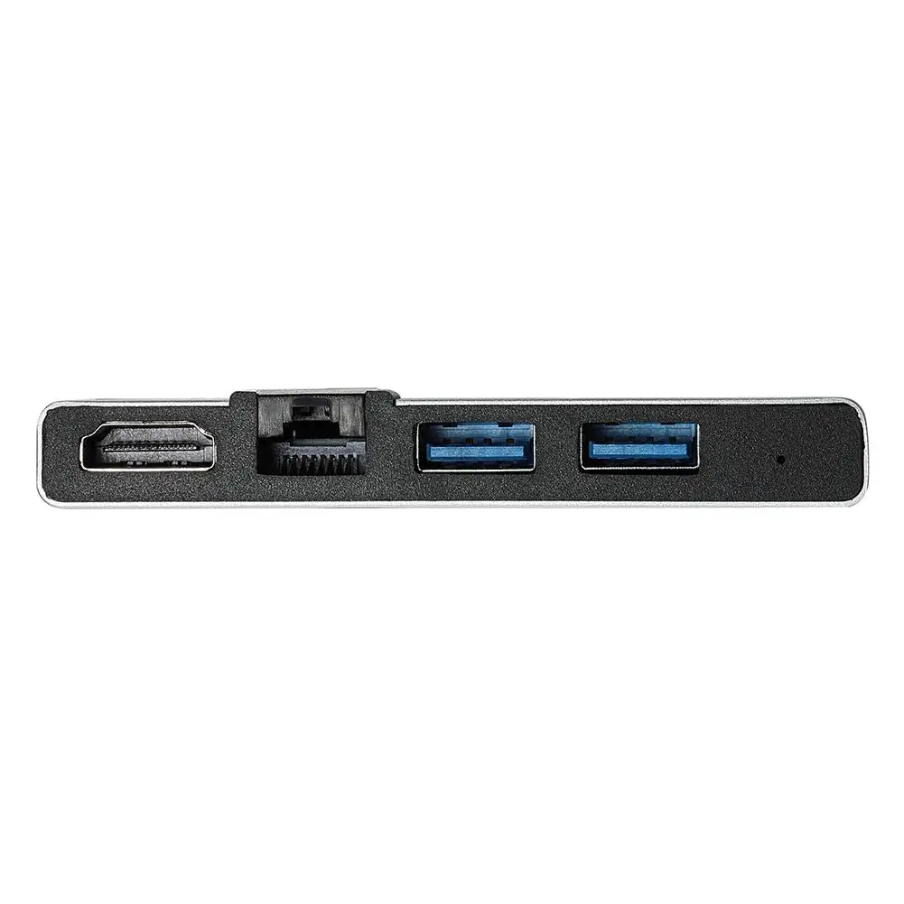 USB 3,0 концентратор адаптер расширение док-станция сплиттер с 2 USB вилки/сетевой интерфейс/HDMI/SD Micro TF карт ридер порты для ПК ноутбук ТВ
