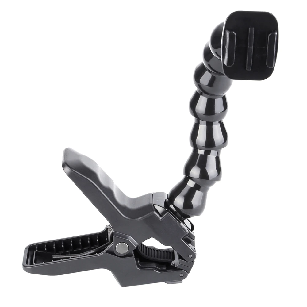 Челюстей Flex Clamp Mount и регулируемая шея для GoPro аксессуары или Камера Hero1/2/3/3+/4 sj4000/5000/6000