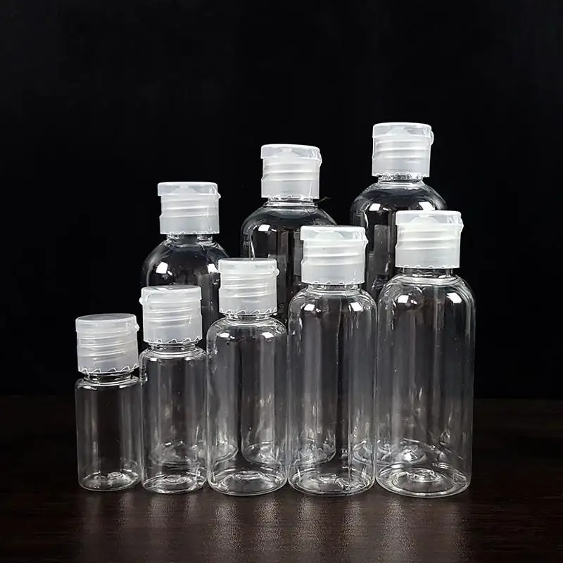 

DHL Shipping Empty Plastic Bottle 30ml 50ml 100ml Hand Sanitizer Botles Travel Sets Liquid Water Shampoo Makeup Container