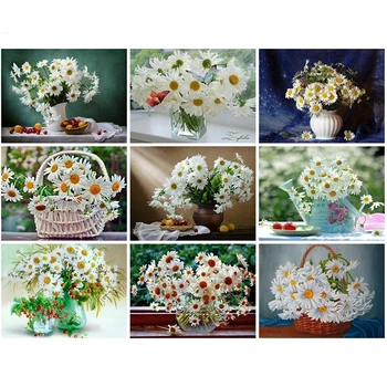 

Full Diamond Embroidery Flower 5D Diy Diamond Painting Orchid Diamond Mosaic wall art pictures for living room Home Decoration