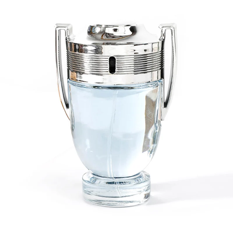 

French fragrance unbeaten ambition / brave men's silver cup trophy 100 ml perfume eau de toilette Spray for men