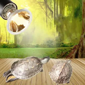 

Turtle Back Light Bulb Full Spectrum Sun Light Reptile Amphibians UVB+UVA Dimmable Lizard Heater Pet Products Low Consumption