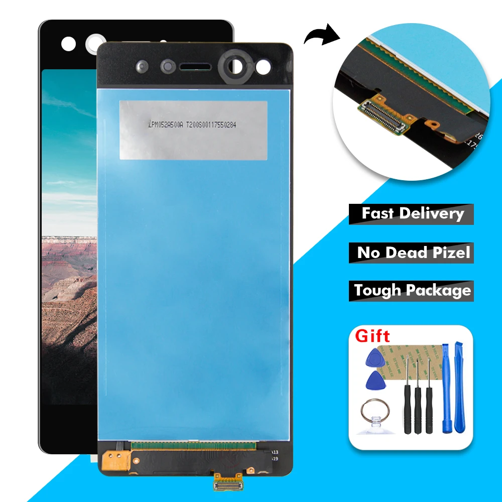 

For ZTE Axon M Z999 LCD Display Touch Screen Digitizer Glass Assembly + Free Tools