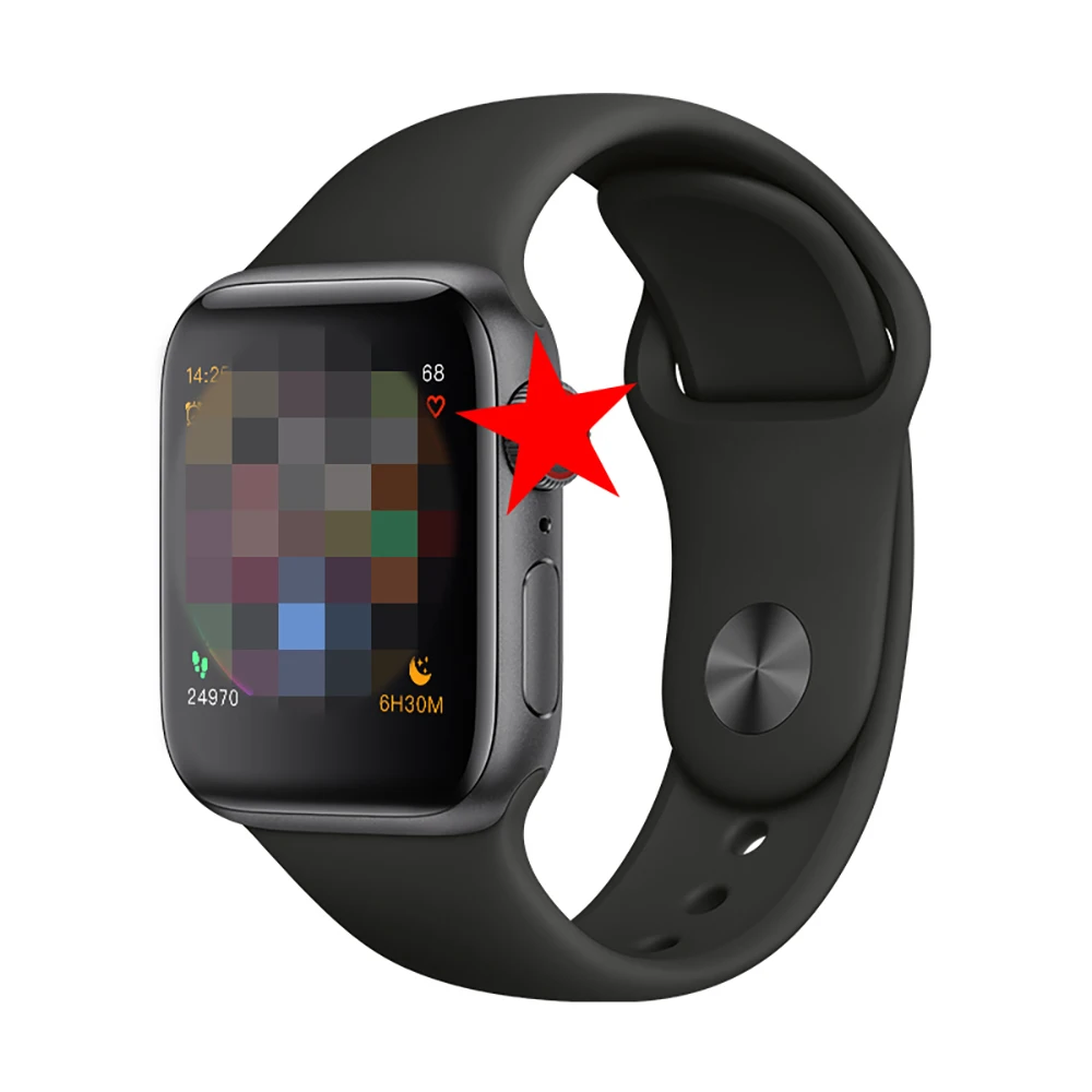 Black MRSVI Новые водонепроницаемые мужские и женские Bluetooth Смарт-часы серии W54 Смарт-часы для Apple iOS iPhone Xiaomi Android смартфон - Цвет: Black