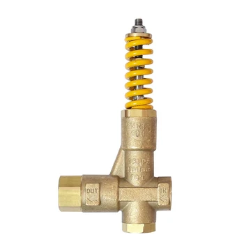 

VRT high pressure washer plunger and piston pump brass pressure valve pressure regulator bypass in/oulet G1/2" 0-100LPM 0-350BAR