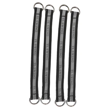 

Hot 4Pcs Tree Swing Hanging Straps Kit with Safer Lock Snap Carabiner Hooks for Tree Swing & Hammocks Easy Fast Installation