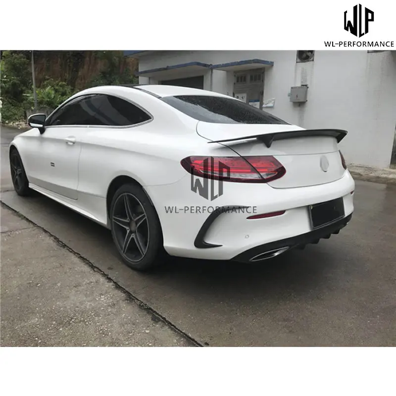 W205 C300 углеродное волокно авто заднее карбоновое волокно боковое крыло отделка вентиляционных отверстий крыло для Mercedes Benz W205 15-18