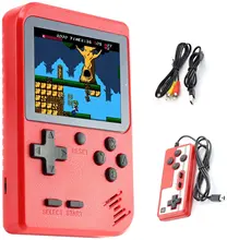 Consolas de jogos de vídeo jogador de jogo construído em 400 retro jogos relaxar brinquedo no tempo de lazer suporte dois papéis enquanto isso e av para fora