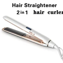 2019new Профессиональный Выпрямитель для волос Утюг ЖК-дисплей утюжок с керамическим покрытием ионные щипцы для завивки chapinha плоский инструмент для укладки