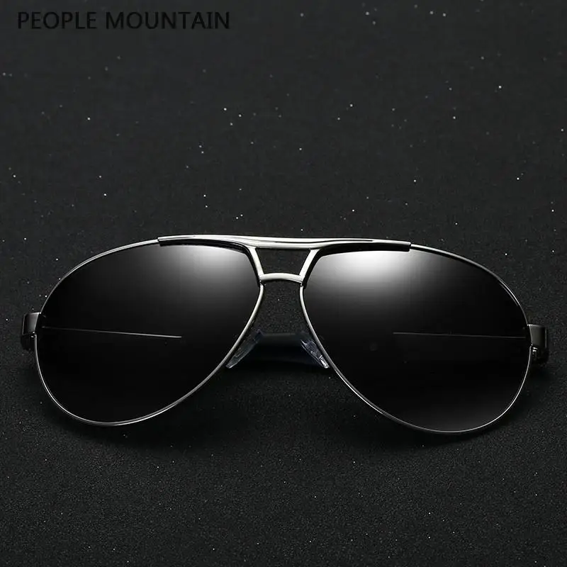 Classic Black Pilot Sunglasses Men Polarized Eyeglasses Cool Driving Anti Glare Goggles For Male Retro Brand Oculos De Sol UV400