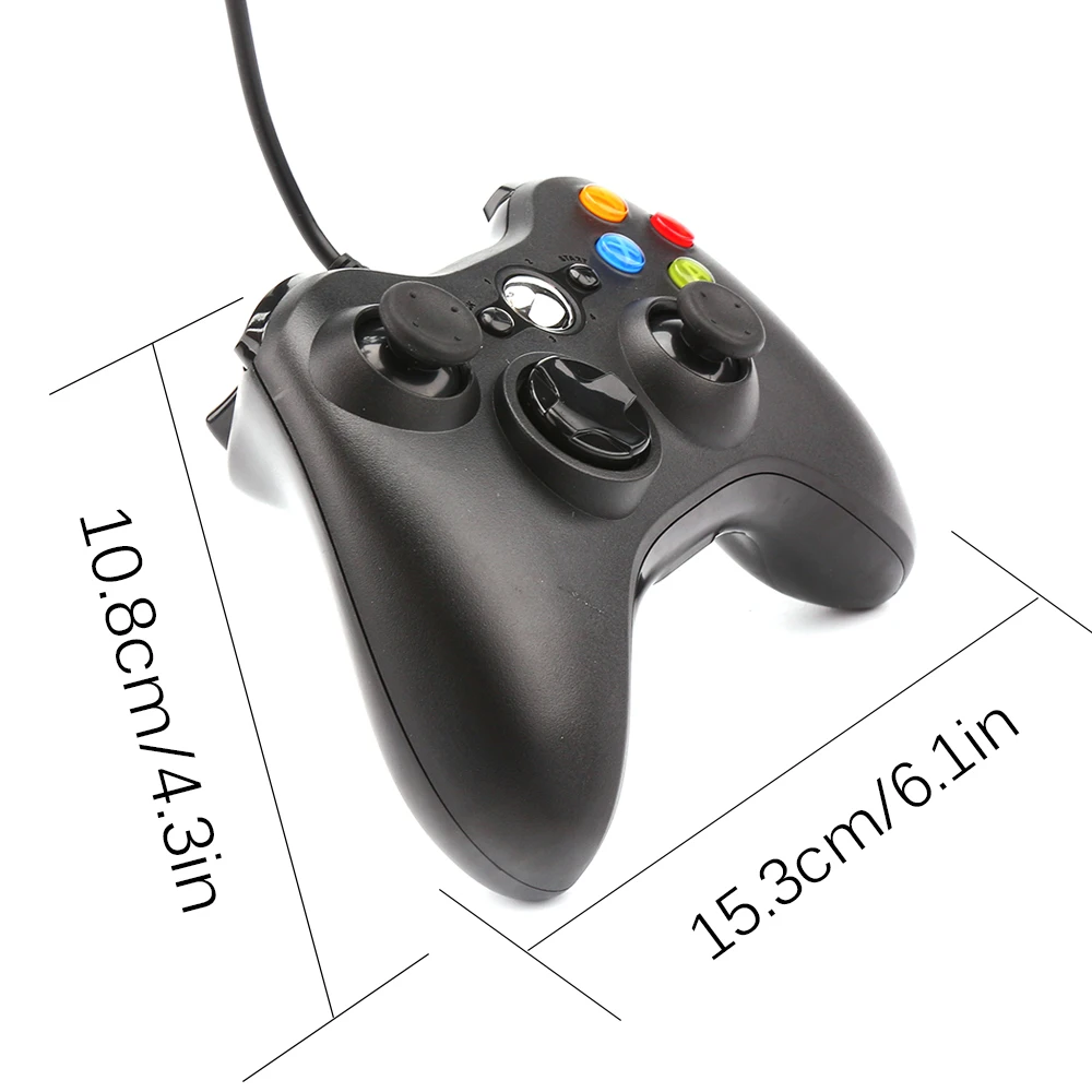 USB проводной 3D Джойстик проводной контроллер для USB 360 контроллер USB проводной 3D Джойстик для 3D игры контроллер геймпад джойпад