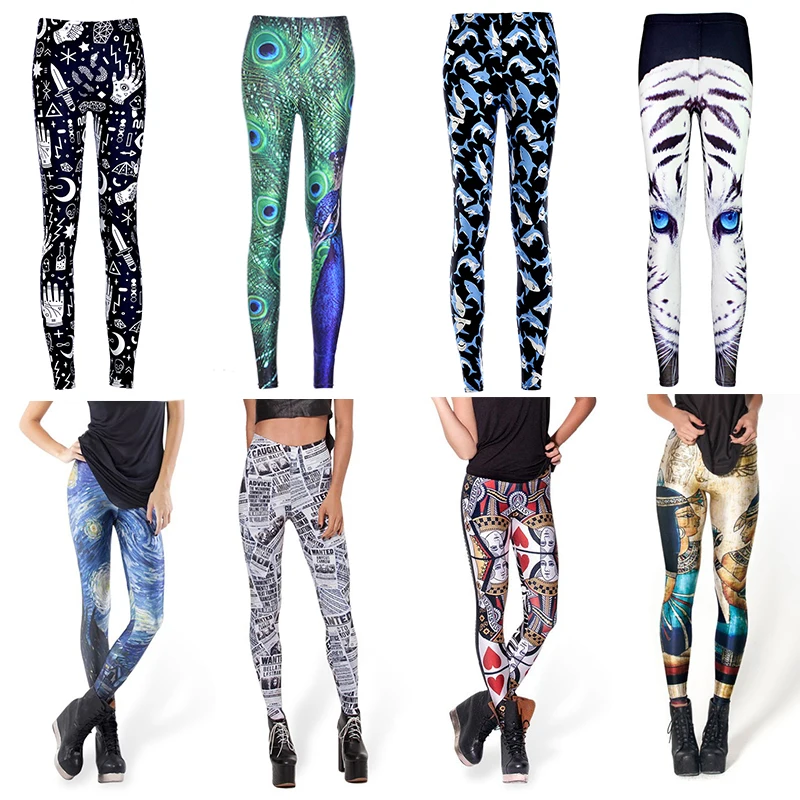 thermal leggings New Sexy Women Legging Cartoon Pokemon Snow Totoro Printing Fitness leggins Fashion Slim High Waist Leggings Woman Pants pink leggings