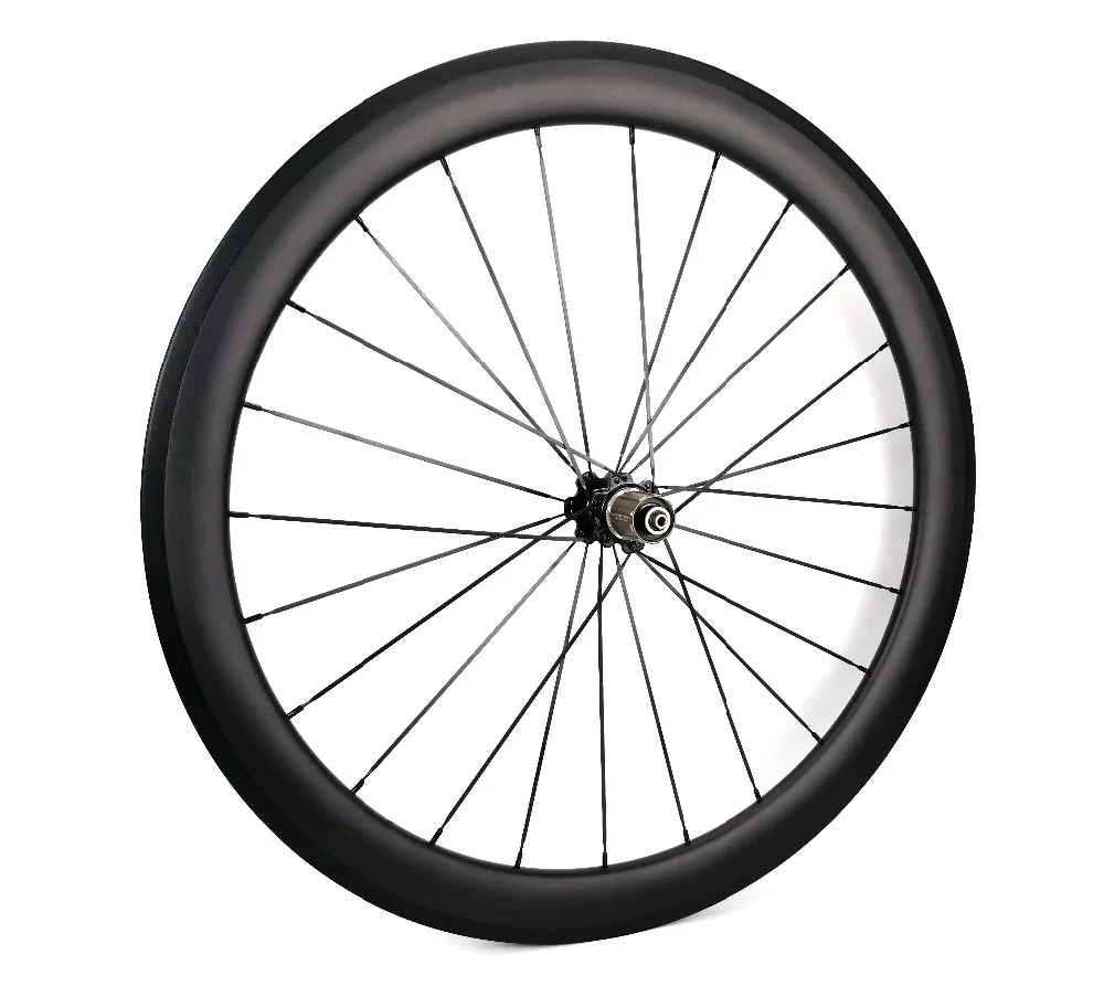 700C carbon Rear wheels 50mm depth 25mm width clincher/Tubular Road bike carbon Rear wheelset with Novatec 372 hub