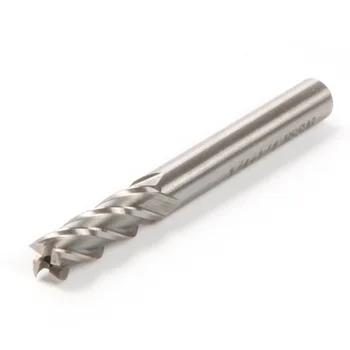 

5PCS 1/4 20MM 4Flute Carbide HSS Shank End Mill CNC Milling Cutter Drill Bit