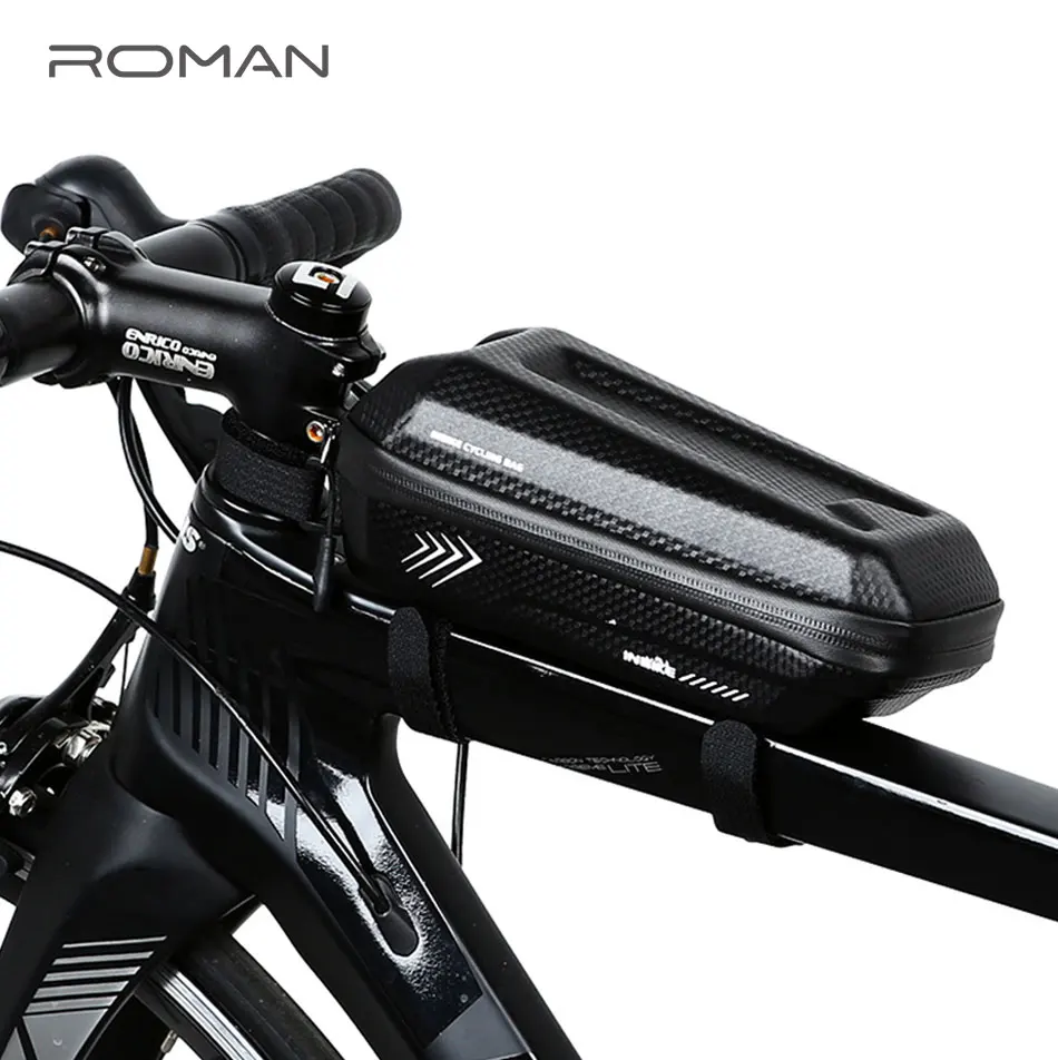  Waterproof Bicycle Bag Front Tube Frame Bag Cell Phone Bike MTB Road Bike Frame Holder Pouch Cyclin