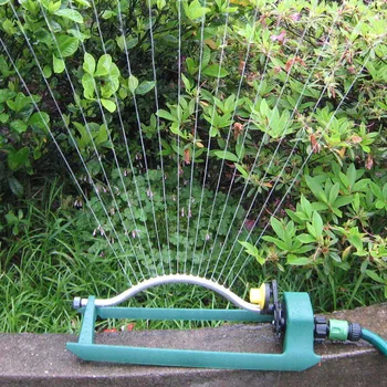 

Oscillating Sprinkler 15 Holes Water Sprinkler Swing Automatic Rotary Sprayer Adjustable Angle Irrigation Watering Nozzle Garden